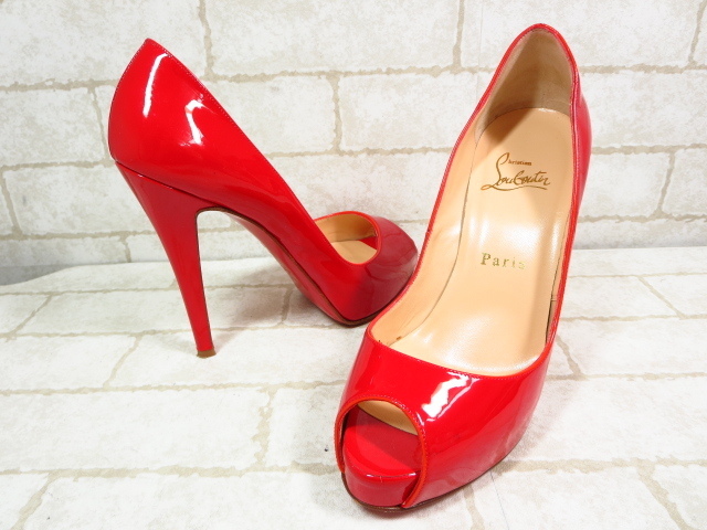 クリスチャンルブタン Christian Louboutin パテントレザー パンプス 宅配買取にてお買取り♪